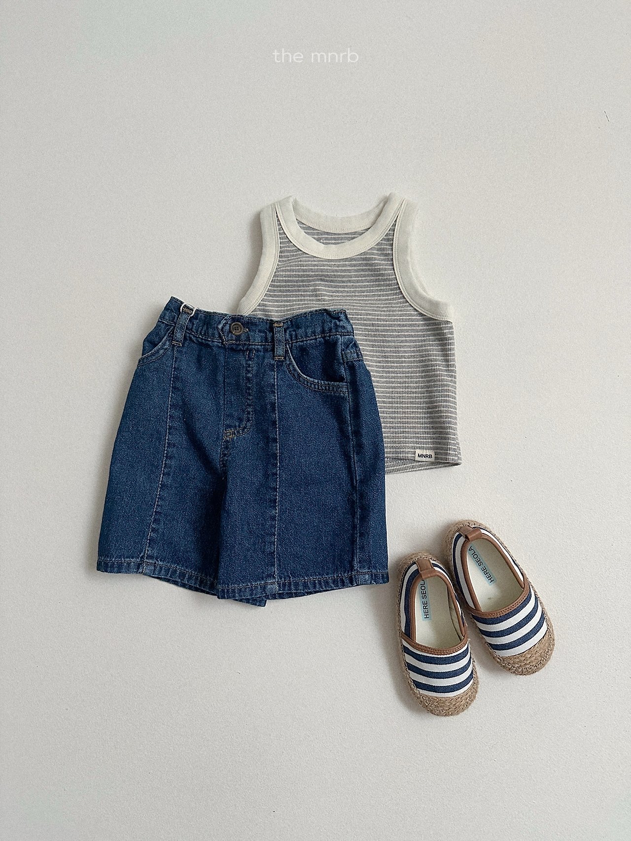 Minirobe | Denim shorts(Deep blue XL100-110) 