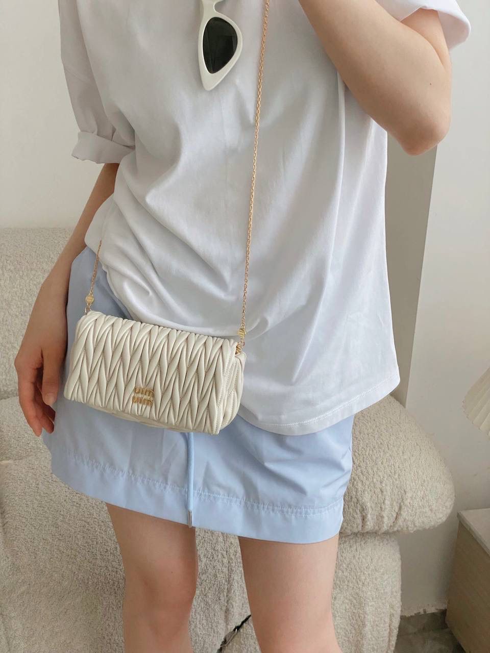 Elegant Quilted Chain Bag