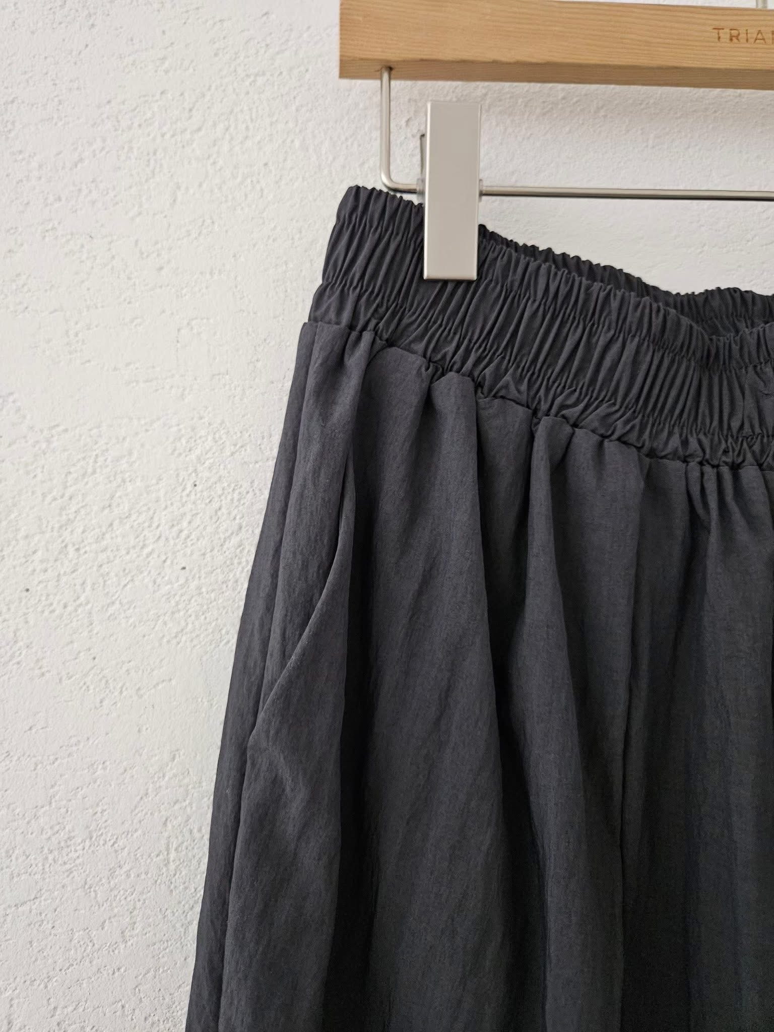 全橡筋腰爽料短褲