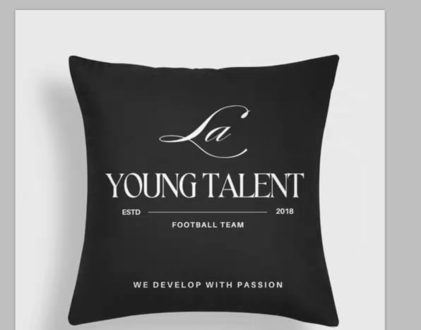 年輕才俊足球隊主題裝飾枕頭套
