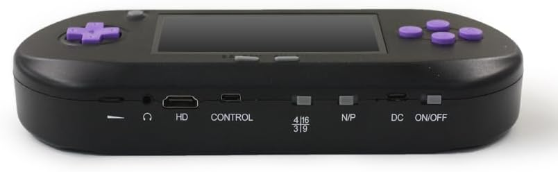 IPS 16位口袋型高清懷舊掌機 (黑/紫色) / IPS 16Bit Pocket HD for Super Famicom (Black/Purple) MISC-1383