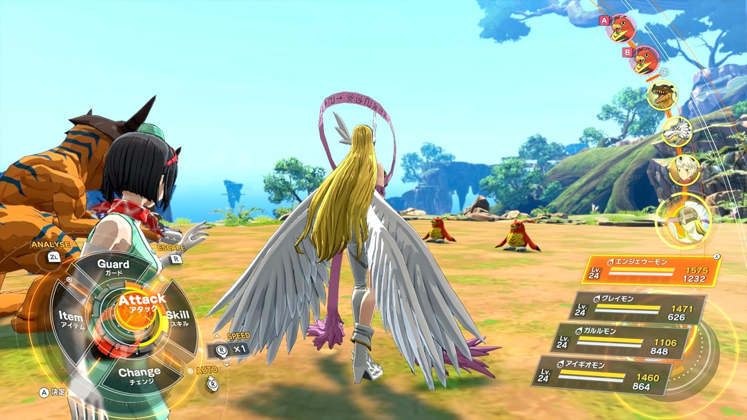 (預訂訂金 $100) (總價 $380) (行版連特典卡) (普通版) Nintendo Switch 數碼寶貝物語 時空異客 NS Digimon Story Time Stranger (中文字幕) 