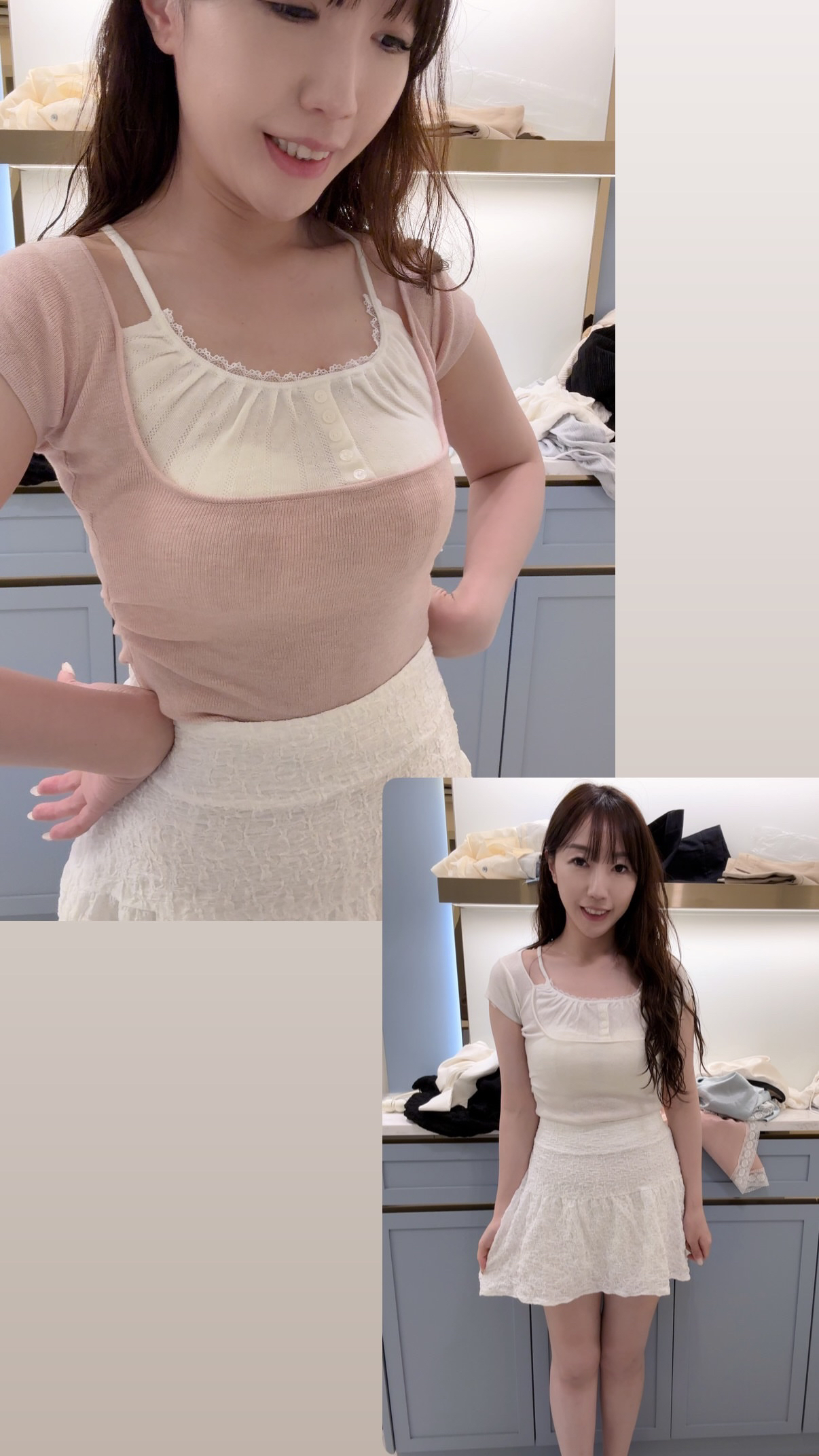 小鎖骨韓風上衣