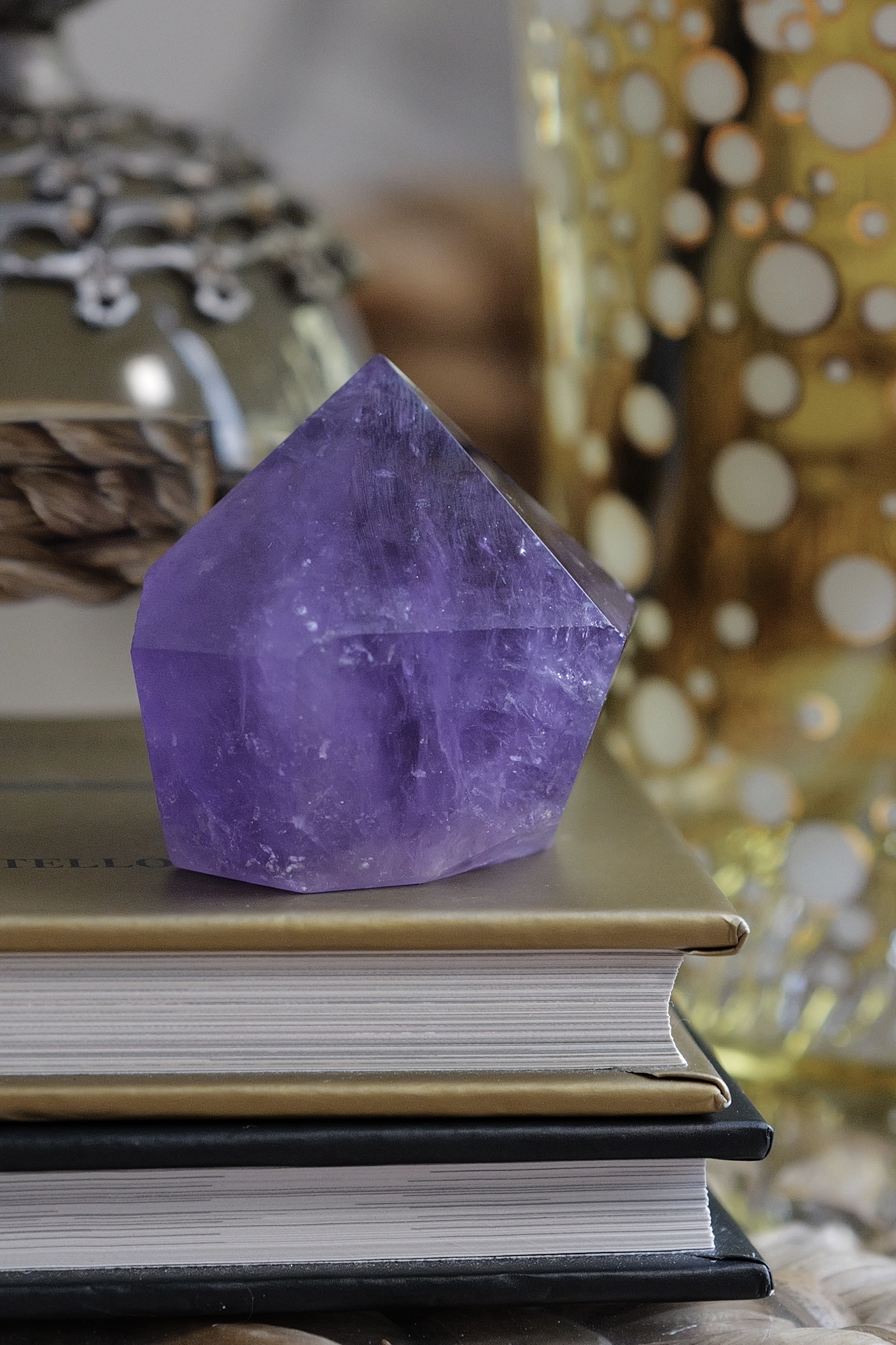  ༒4.1cm紫水晶六角小柱 ༒ AM1189H3tG6m-RA28*MS8