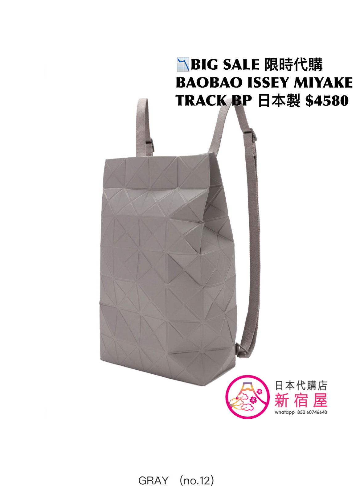 BAOBAO ISSEY MIYAKE TRACK BACKPACK