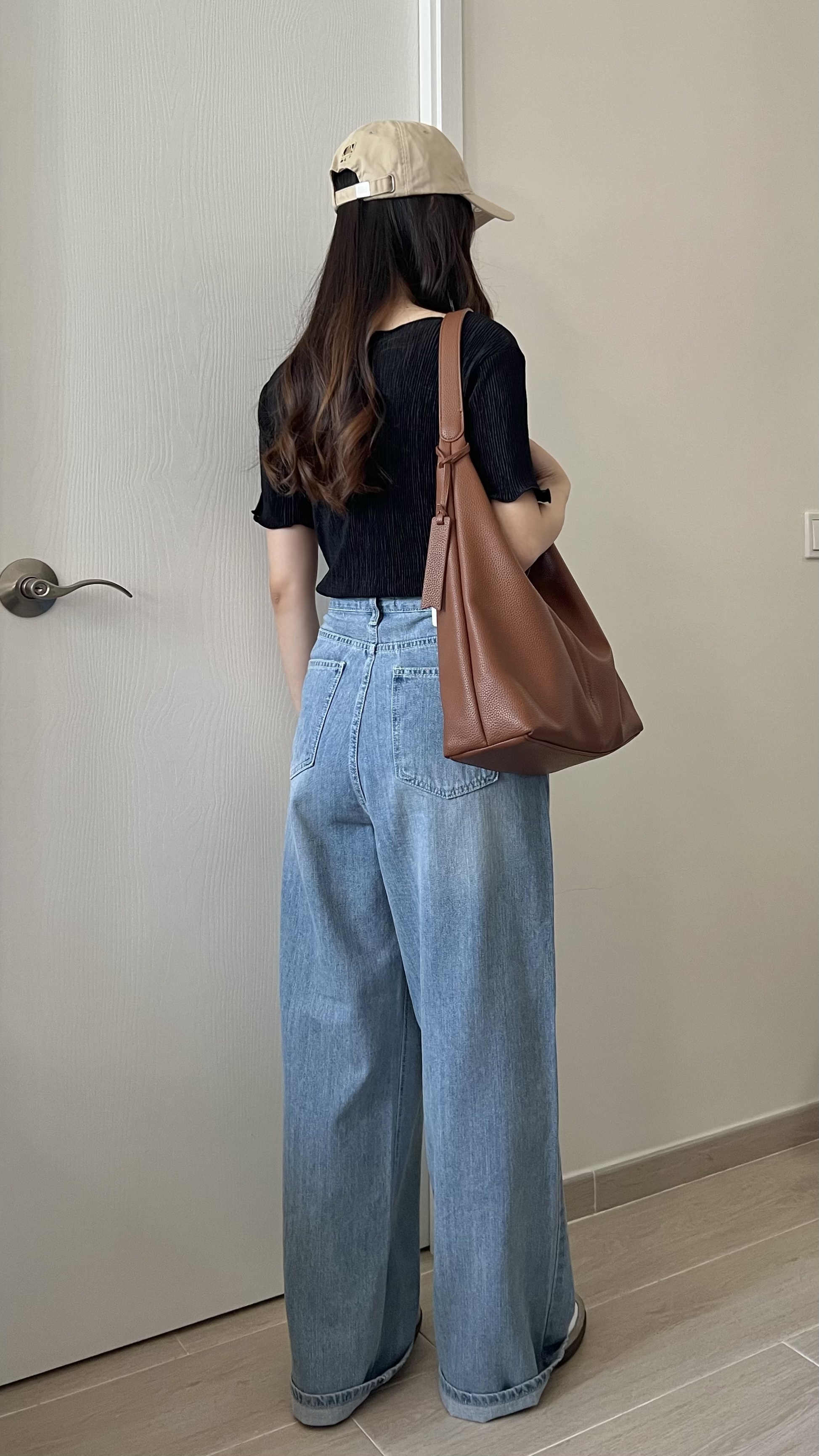 軟布大長腿牛仔褲 推薦