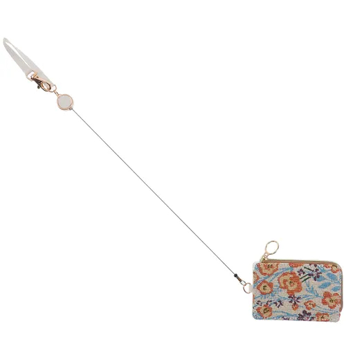 日本🗾品牌可伸縮L形拉鏈式證件套匙扣現貨💞