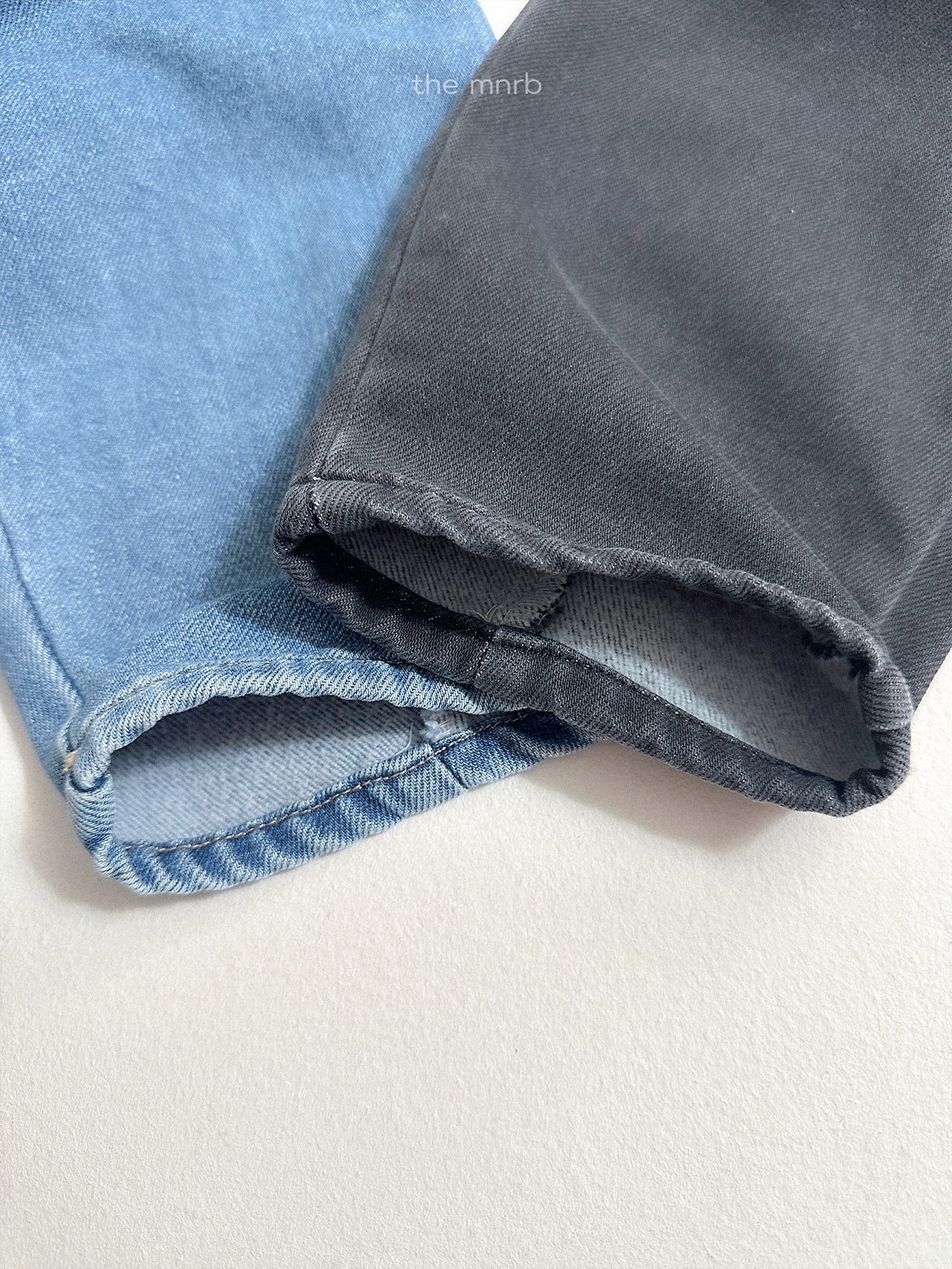 Mnirobe | Dart denim pants