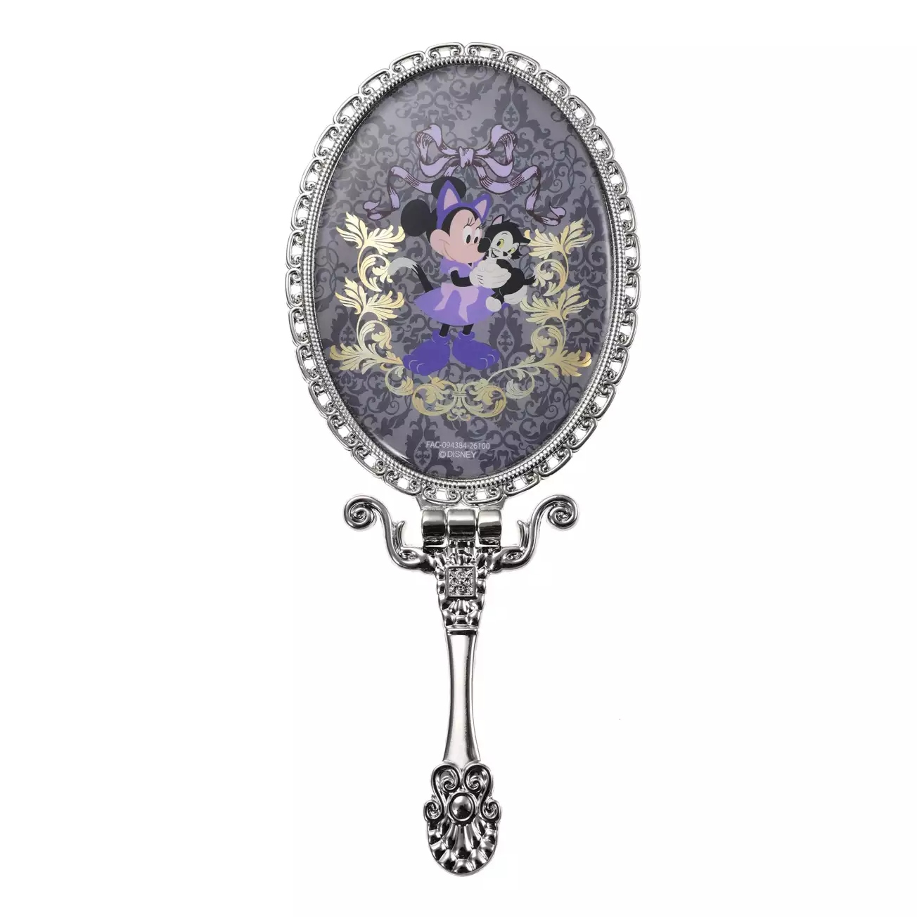 🌸 【預訂】Minnie & Figaro 手提鏡 - CAT MINNIE AND FIGARO - 2027 DISNEY HALLOWEEN