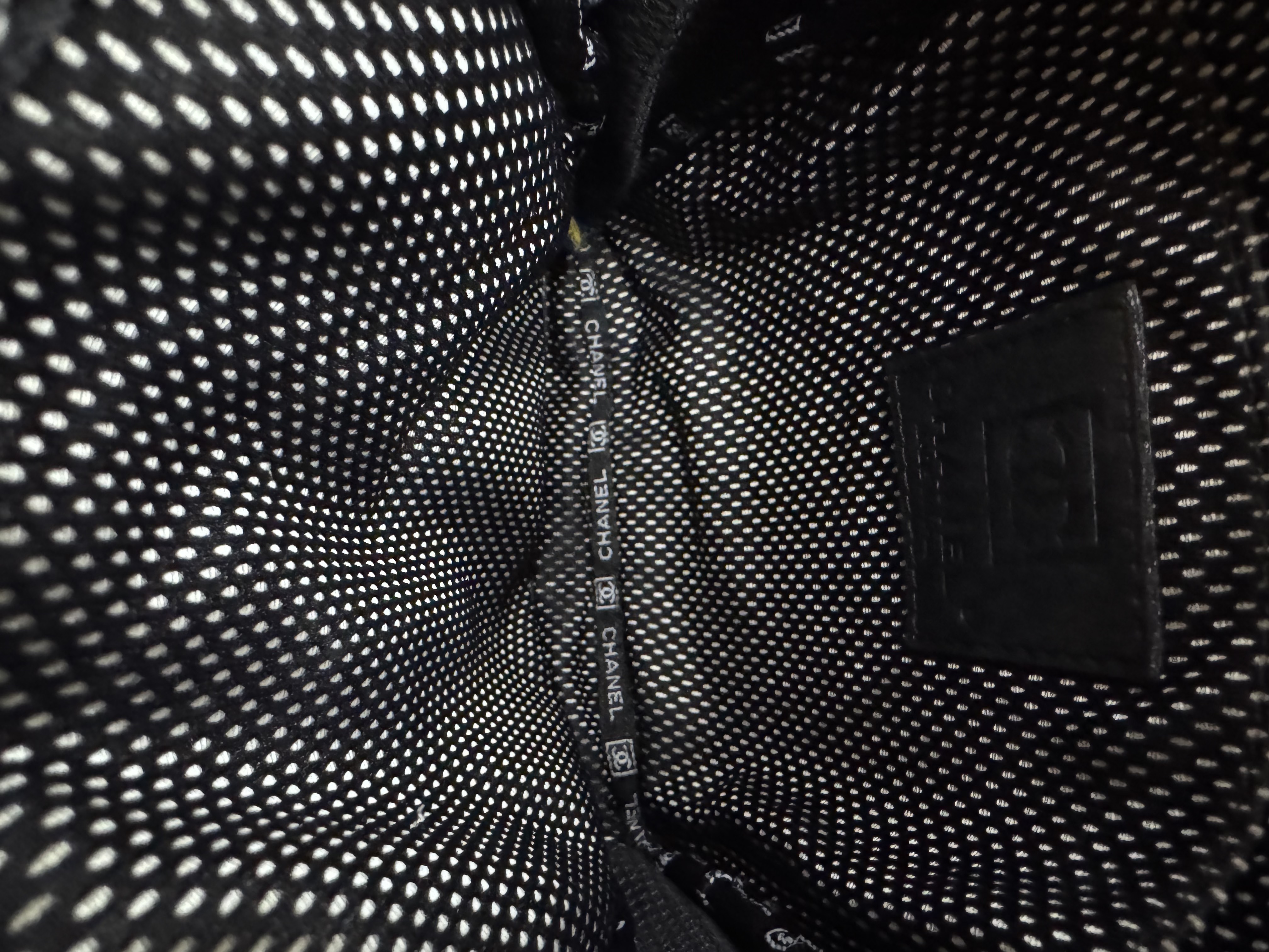 Chanel Black Coated Nylon Sport Line Crossbody Bag