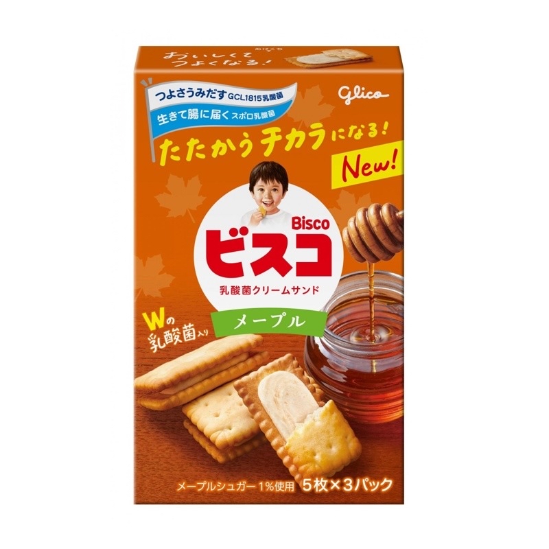 江崎乳酸菌夾心餅（楓糖味）