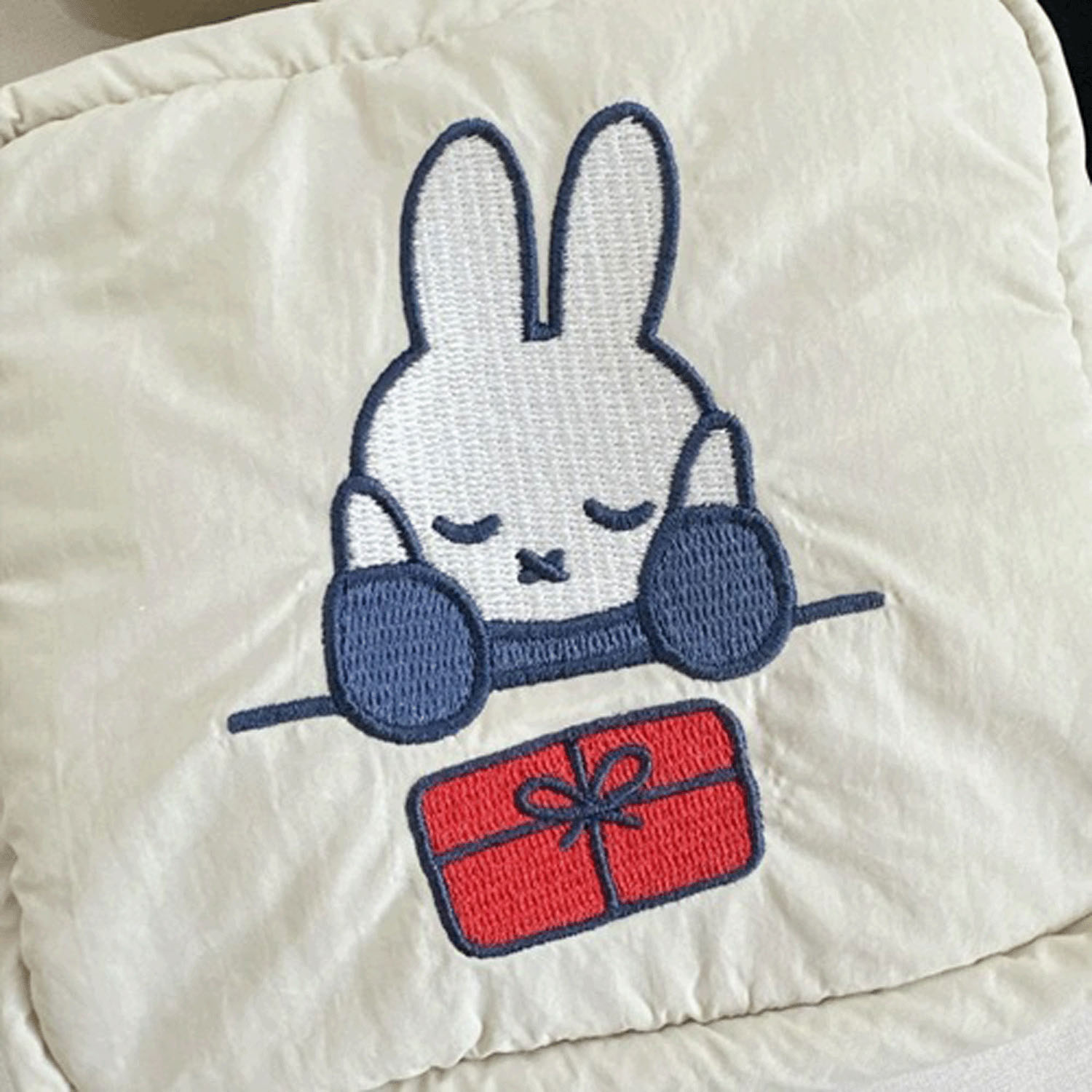 Miffy - 方形小物包 (米白色禮物款)
