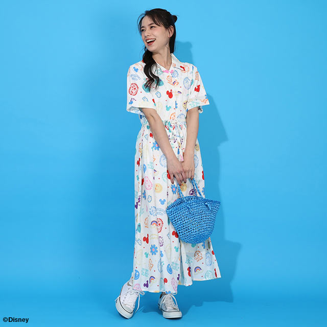 🆕【⭐訂購⭐】 🇯🇵日本直送 🌀#Disney 夏日度假❣️ #親子裝❣️速乾抗皺 連身裙［2款選］🌀 [ELDA-0204][260522]