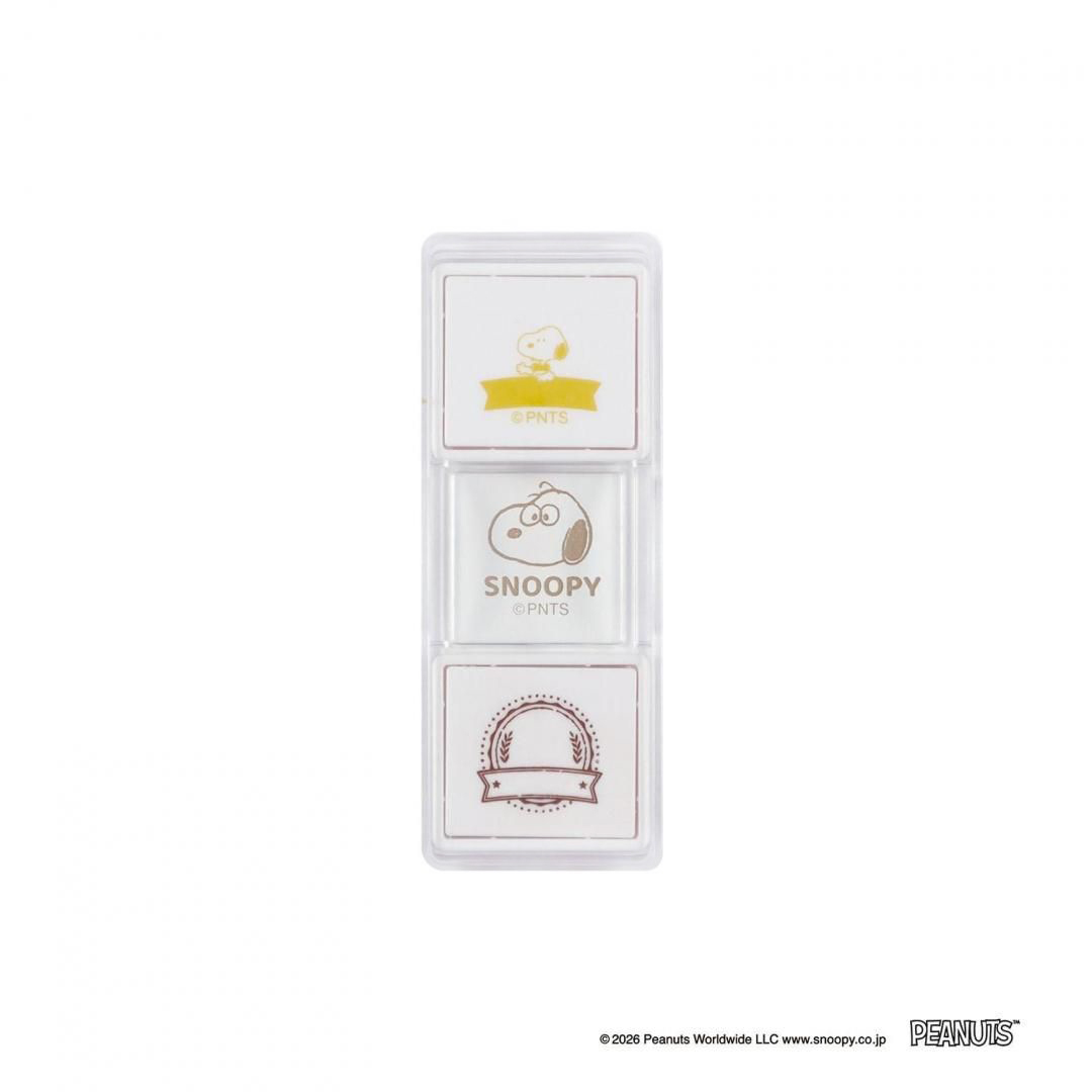 現貨｜Snoopy Kutsuwa 日版 Hancoco slide 可堆疊 雙色雙圖案 印章 (688SQB)