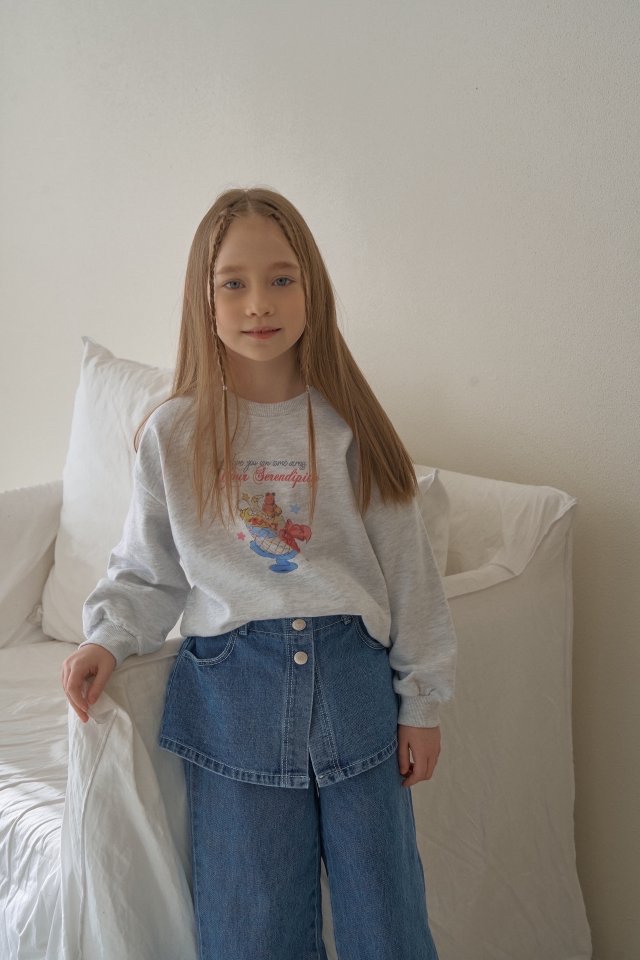 Momoann | 春季Denim pants size 7(100-105)