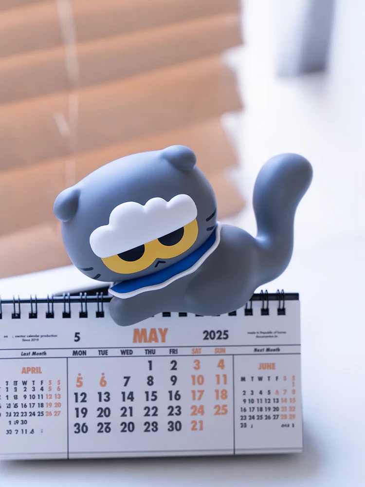 📦訂購 韓國代購 ZO&FRIENDS ZOA MONITOR FIGURINE 灰貓擺設公仔