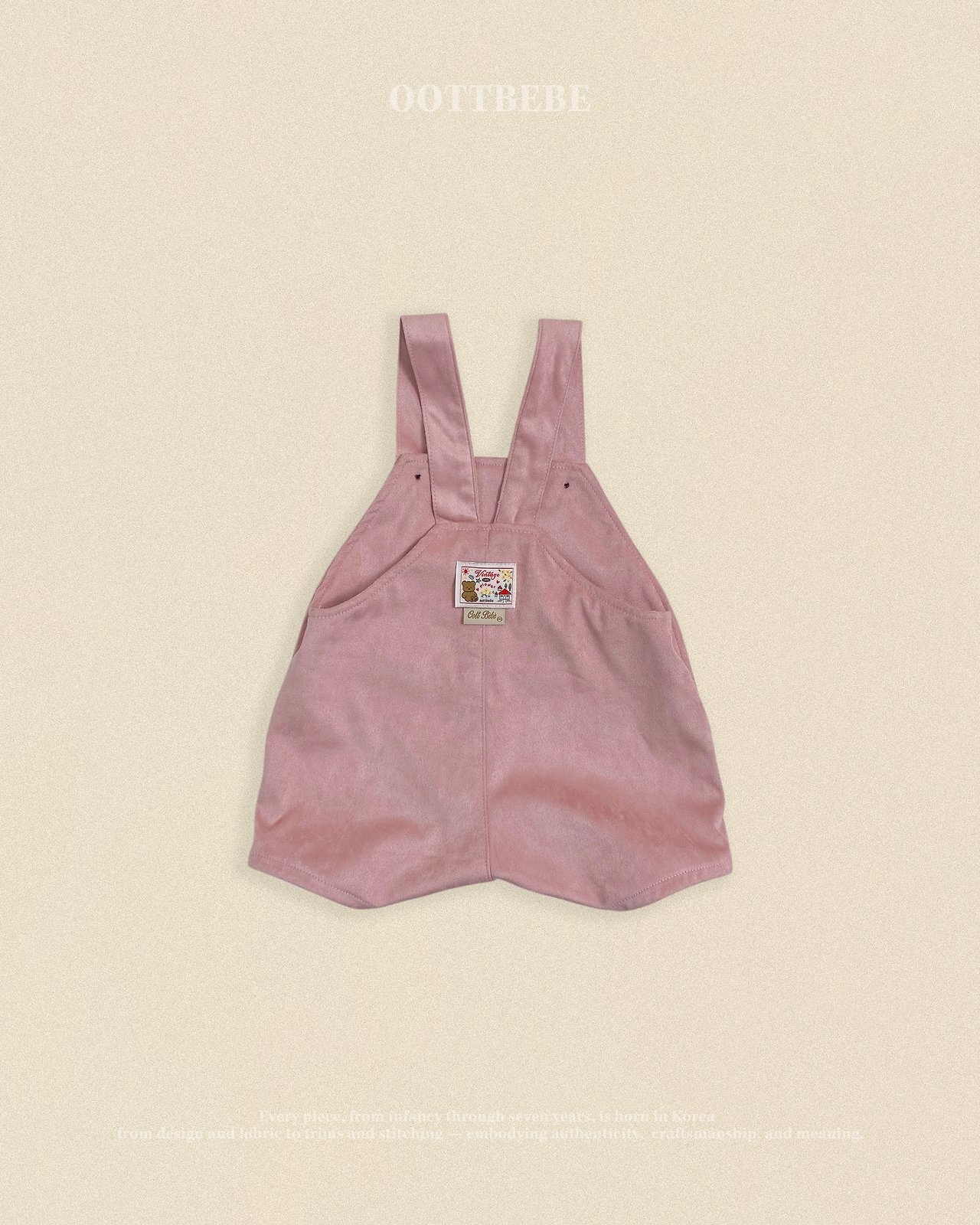 OOTT | Brownie short overalls
