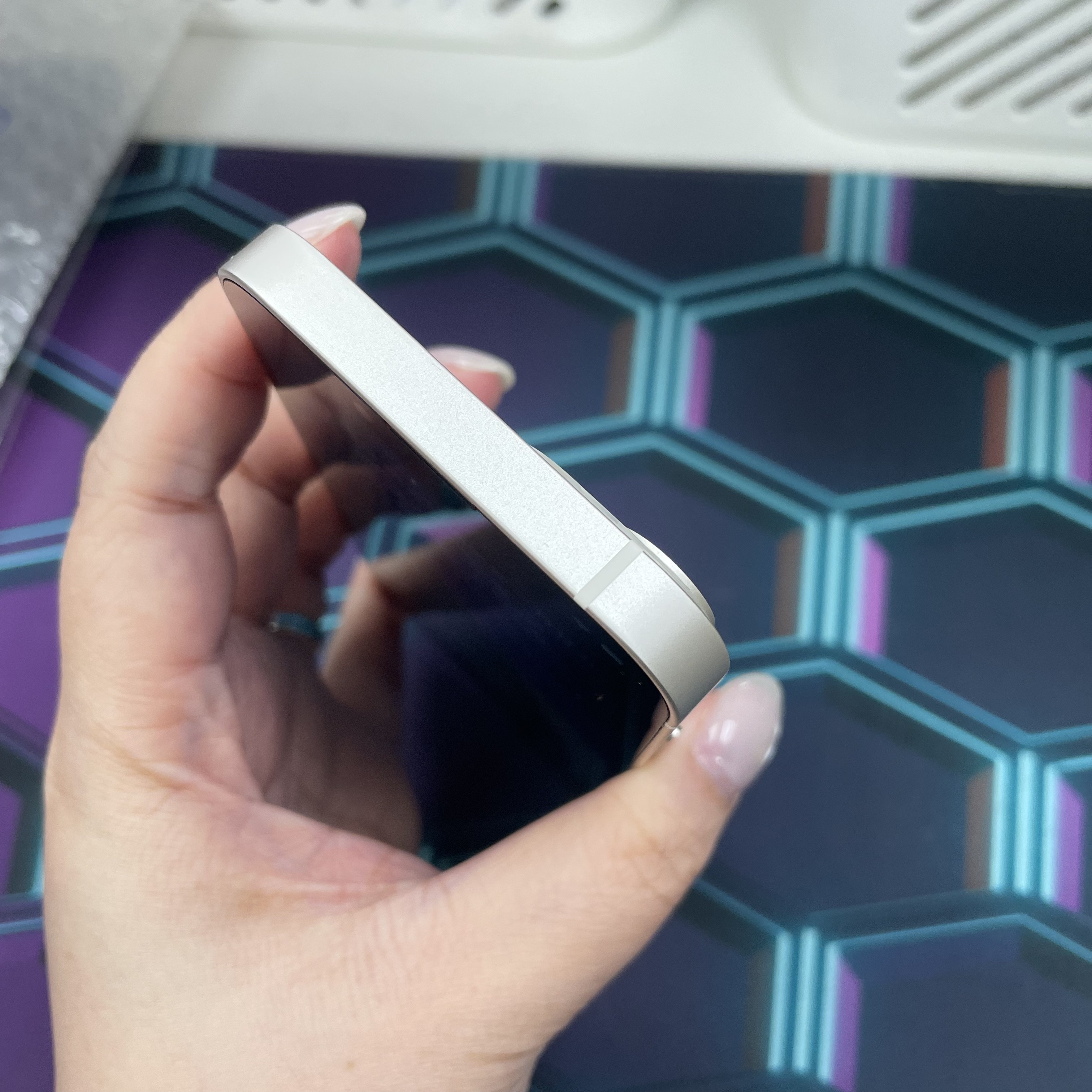 *6547 13 mini 完美機 128GB 電100 白色 white