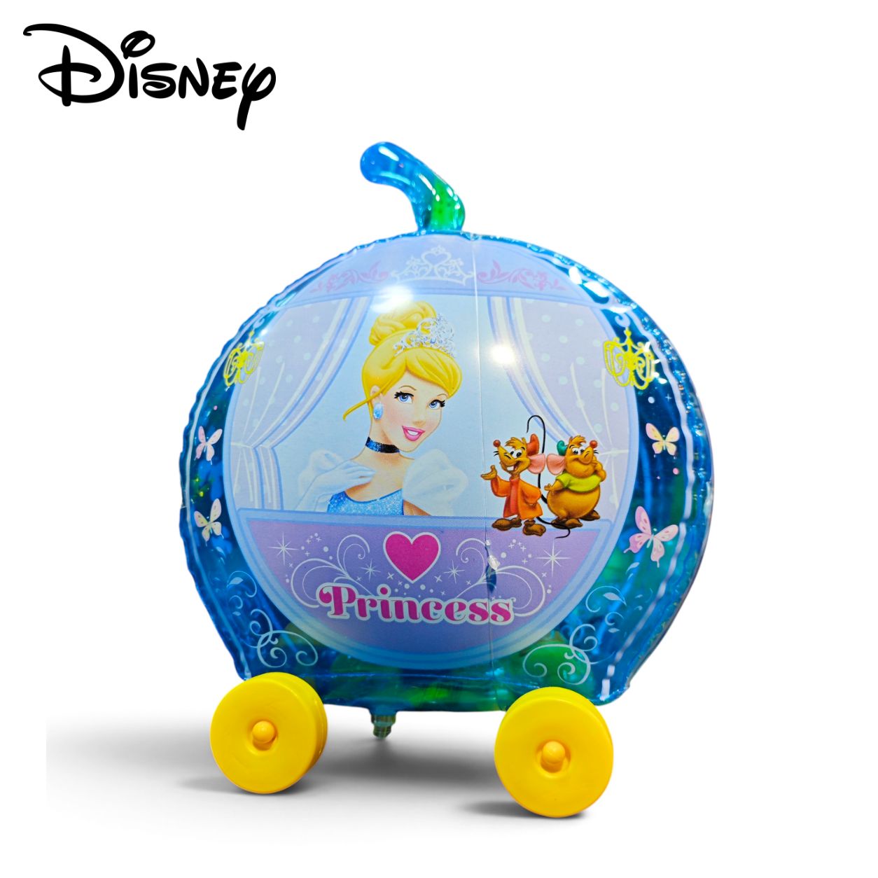 正版Disney Princess灰故娘馬車造型帶輪燈籠