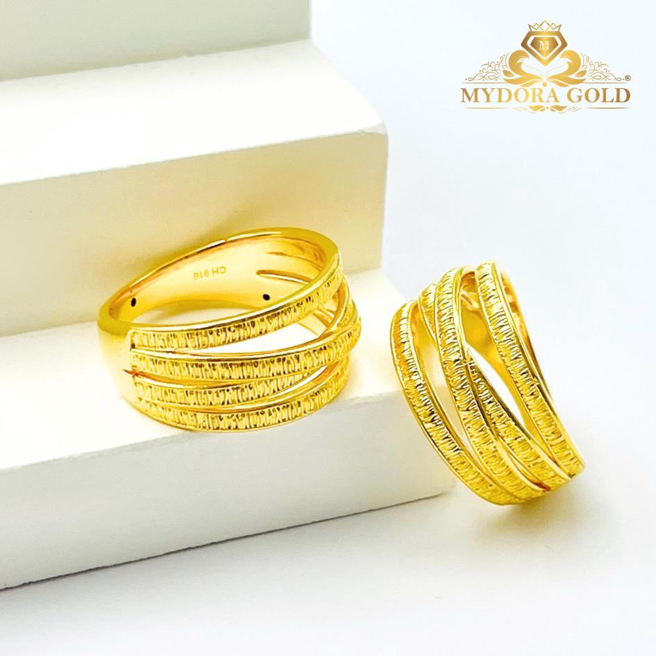 MYDORA Cincin Nabila Full Gold Liner (5G) l EMAS 916/22K