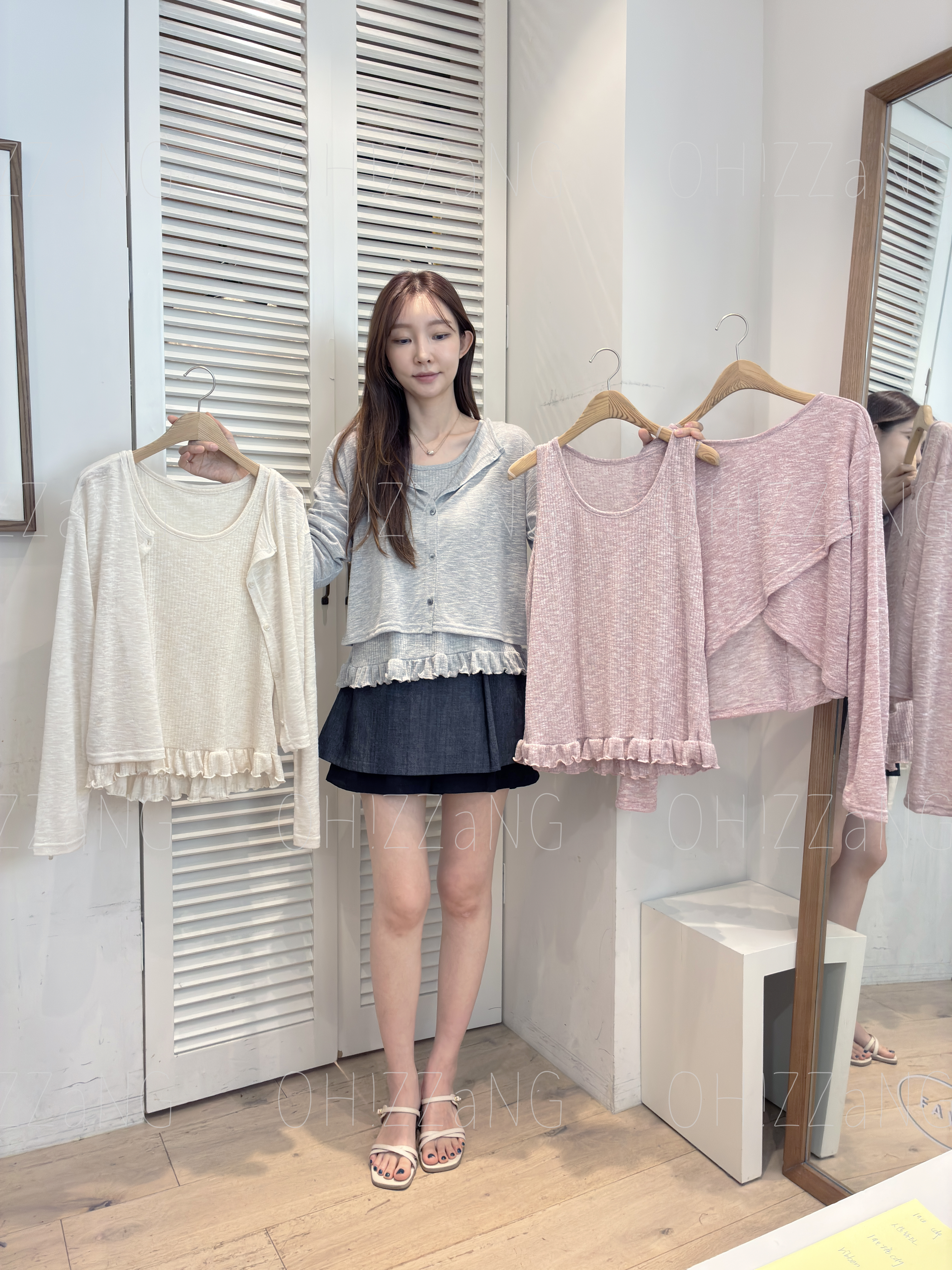 FV23_04 2件套RUFFLE擺CDG (3色)