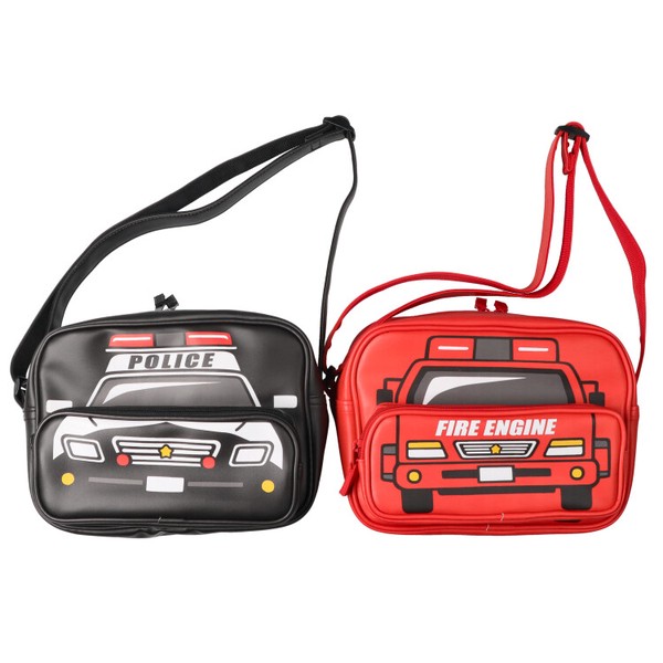 🆕【⭐訂購⭐】🇯🇵日本直送 警車/消防車圖案 單肩包🌀 [ELAD-0278][260228]