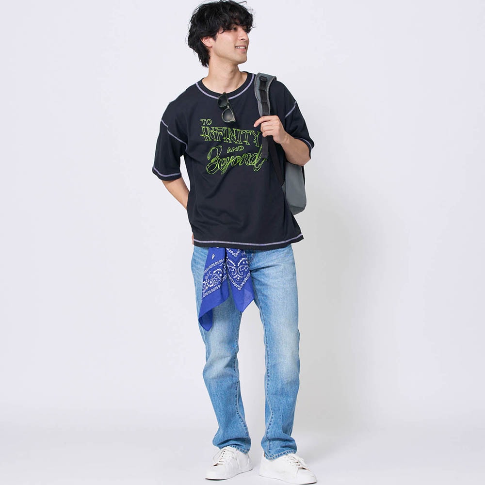 🆕【⭐訂購⭐】🇯🇵日本直送🌀#ToyStory #玩具總動員 #情侶裝 撞色車線 短袖 tee［3款選］🌀[ELFA-0208][260728]