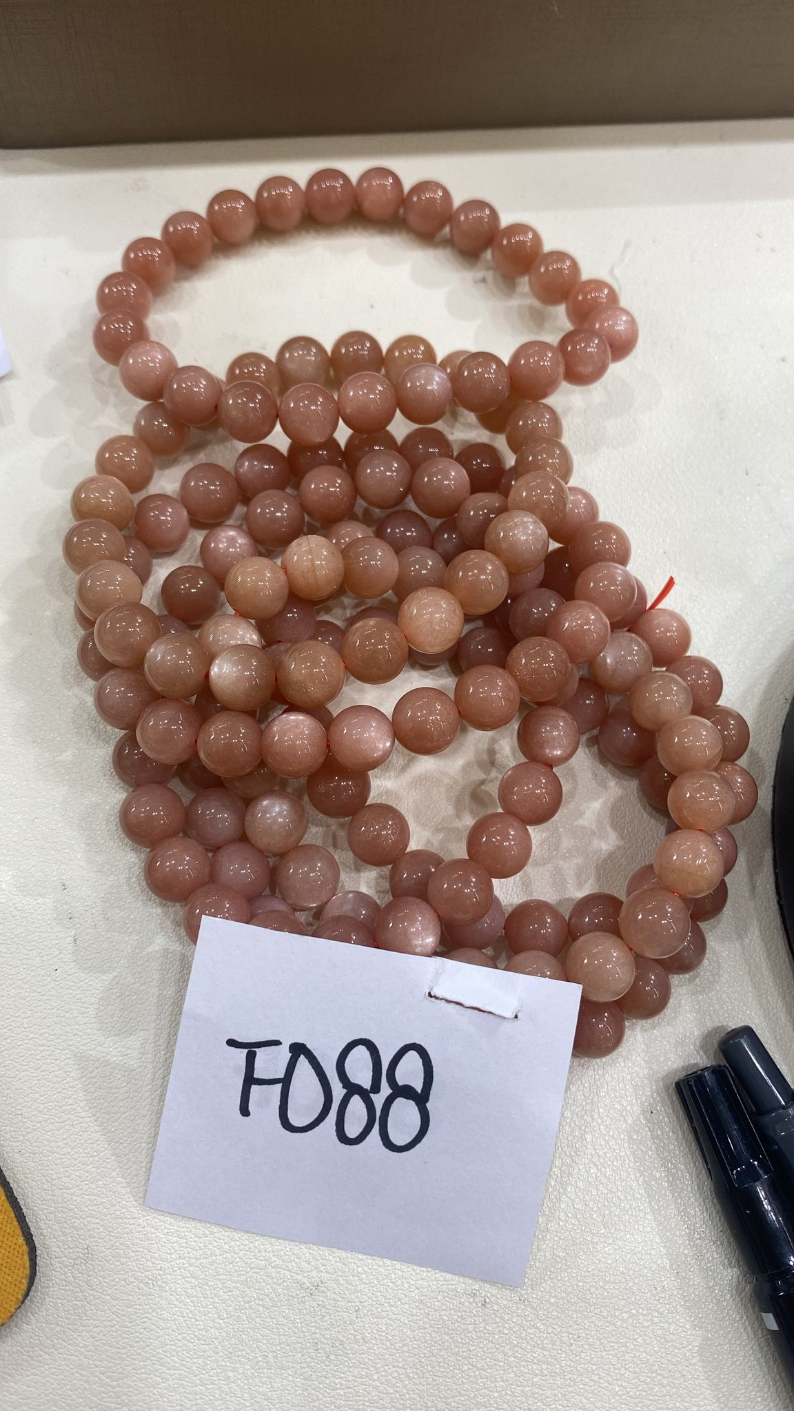 F088 金沙橙月光手串 8mm