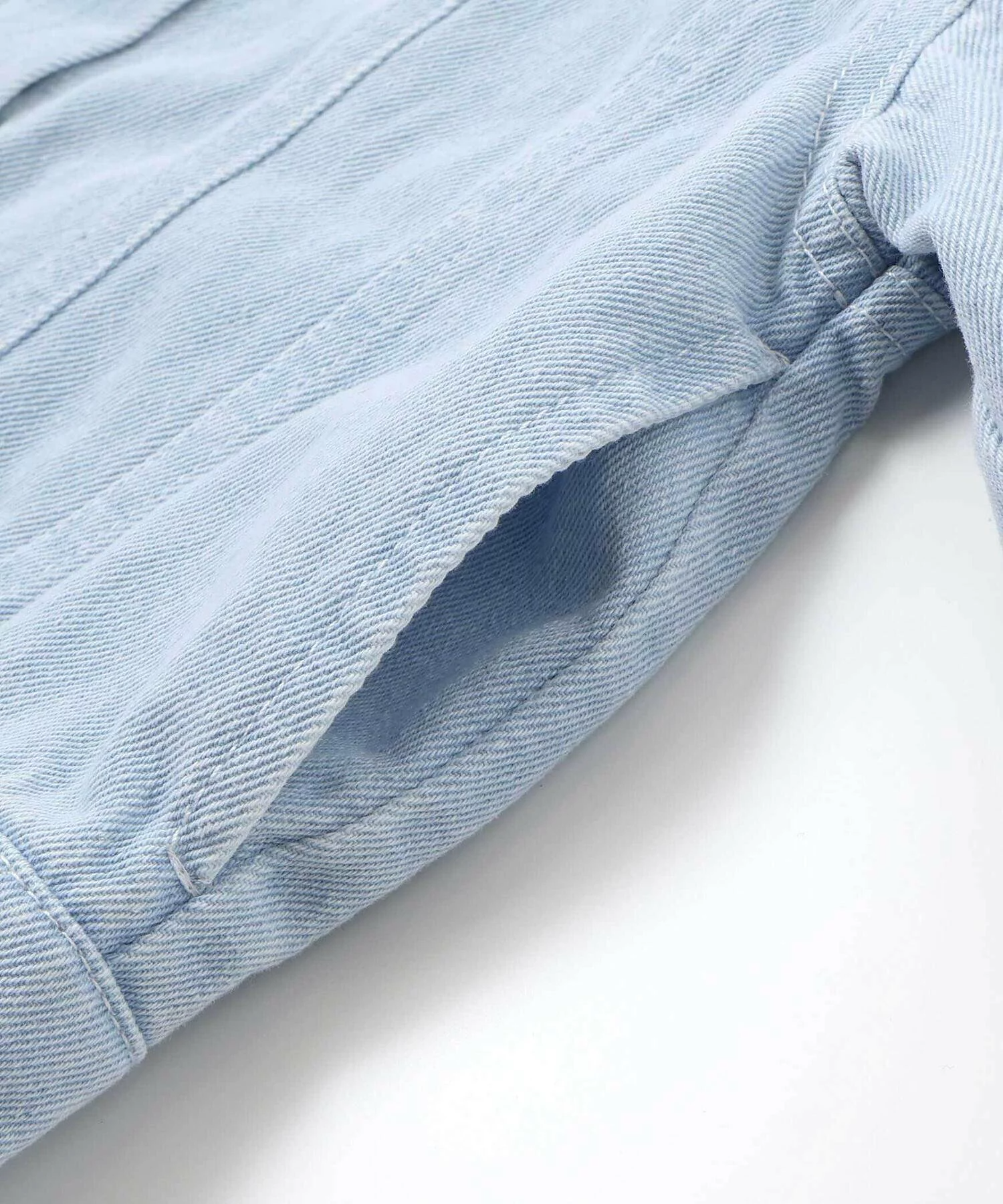 🆕【⭐訂購⭐】🌀 🇯🇵 日本直送 緞帶蕾絲刺繡 荷葉邊袖 #牛仔褸［2款選］🌀 [ELCA-0157]