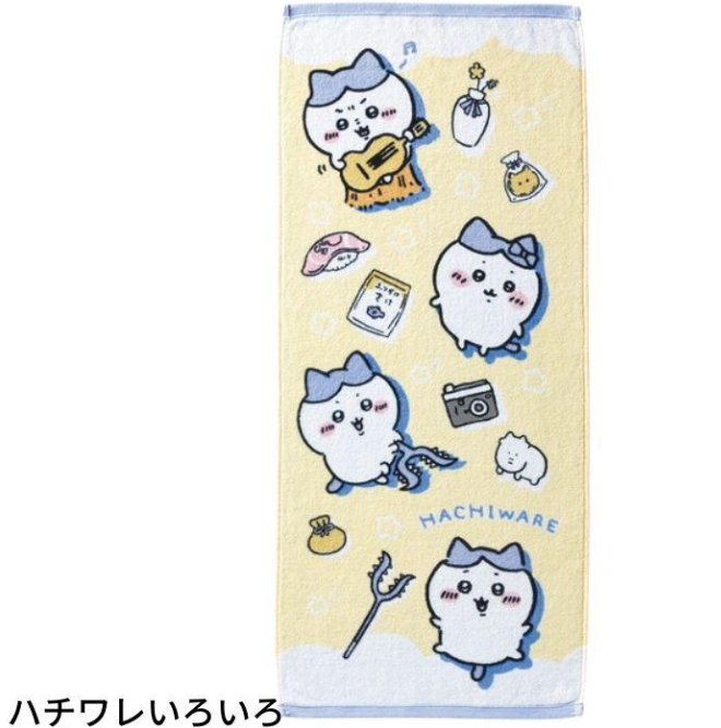 日本直送 Chiikawa 100%純棉抗菌消臭毛巾 - 1件 - 現貨