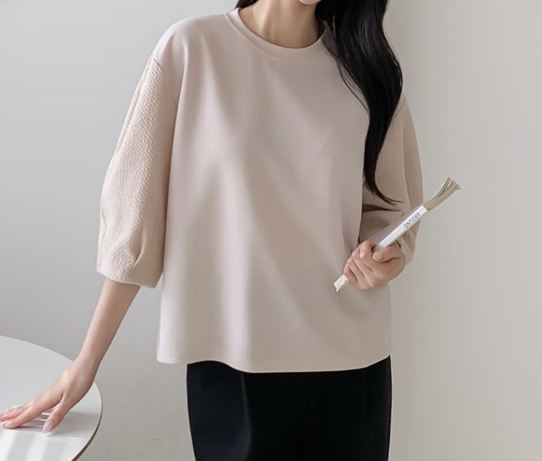 Made in Korea 🇰🇷簡約泡袖top