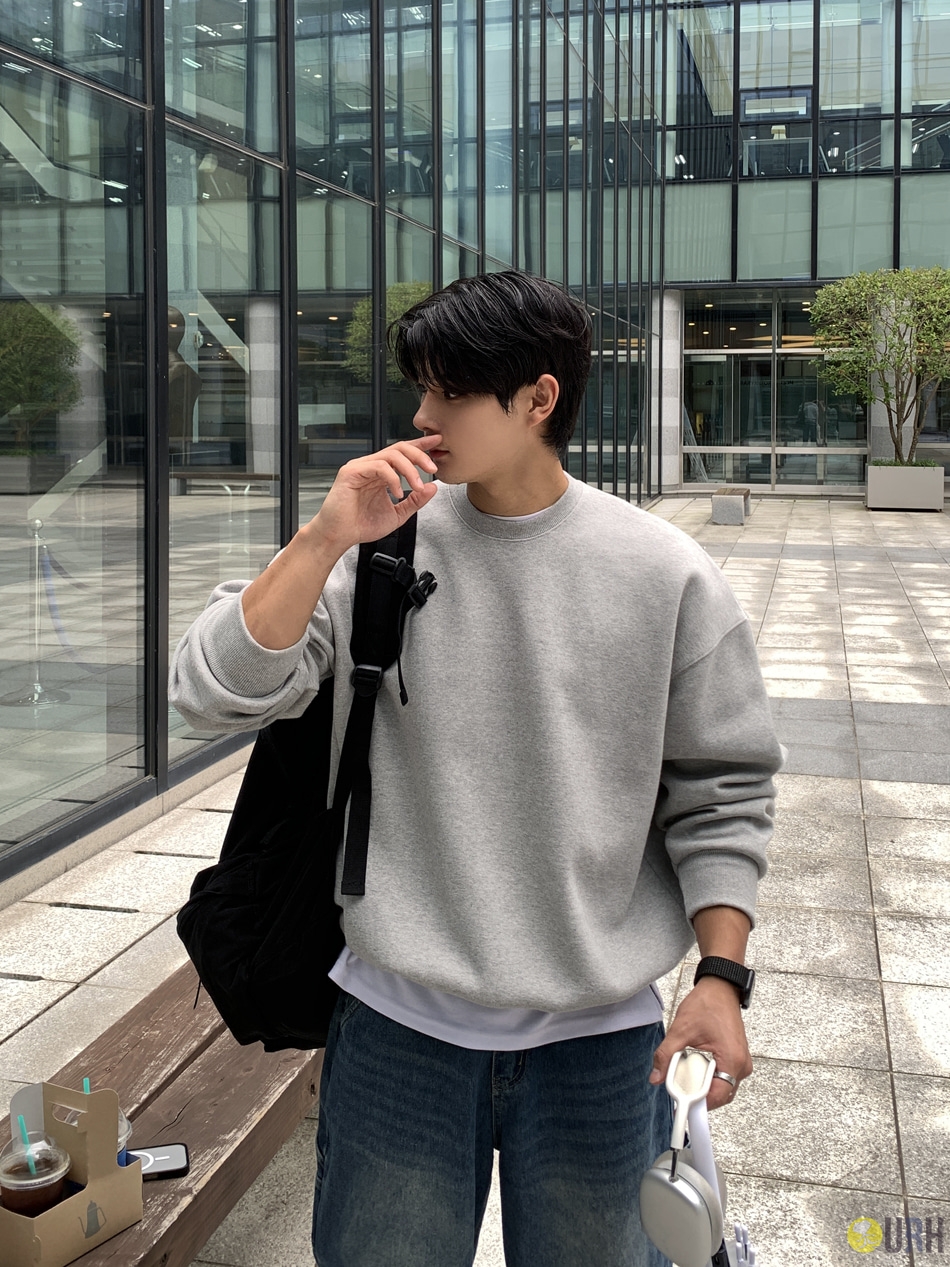 【100%保證韓國直送】高品質日常寬鬆純棉衛衣 High Quality Daily Oversized MTM RL114565