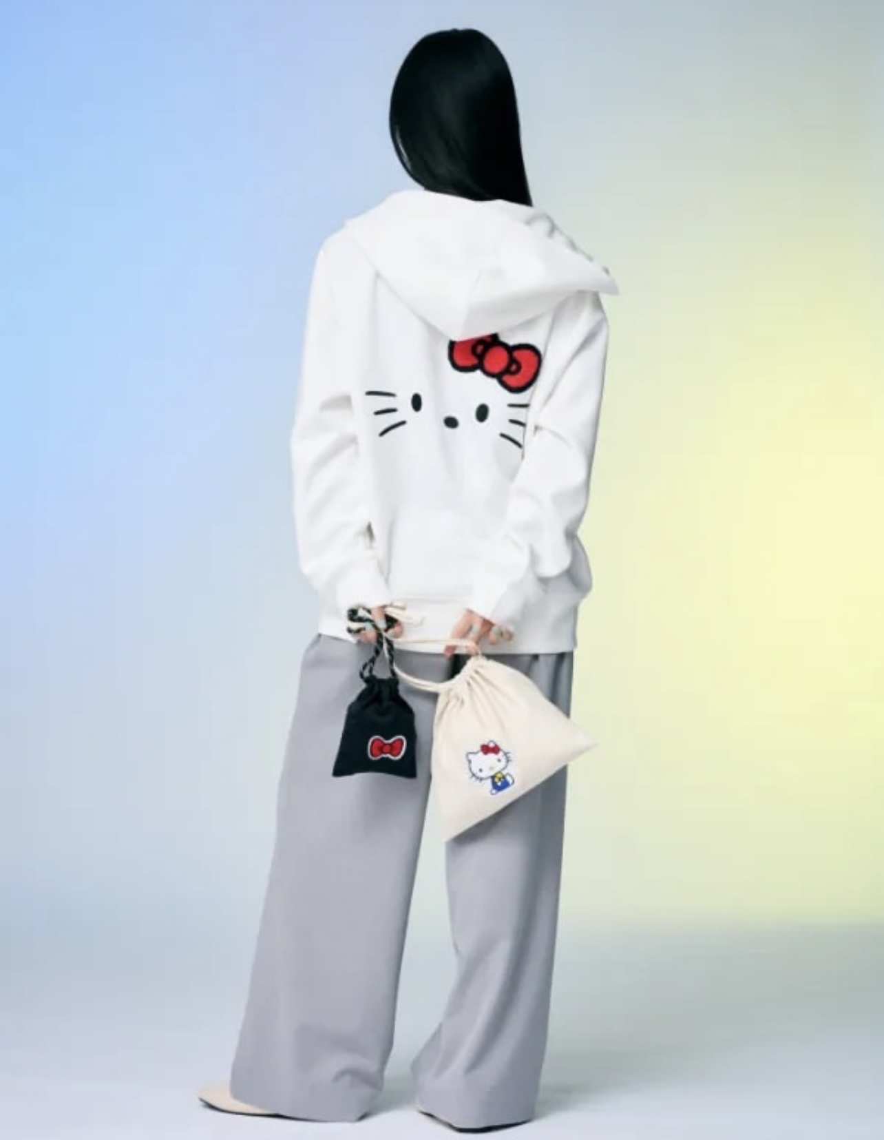 🎌日本直送🎌 Hello Kitty 限定款 束口袋可上肩側孭