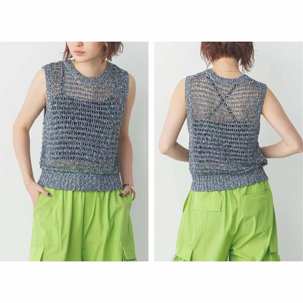 鏤空針織背心【JT035】