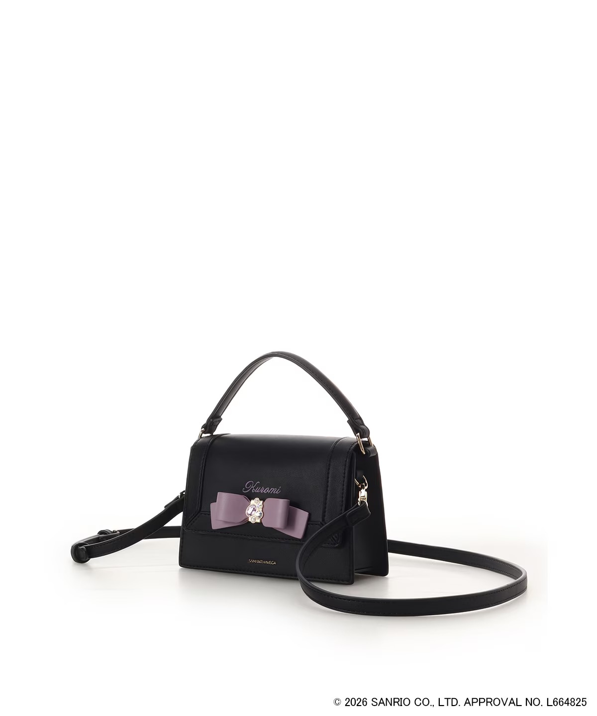 🌸 【預訂】Kuromi Mini Shoulder Bag - SAMANTHAVEGA x Sanrio Summer Collection