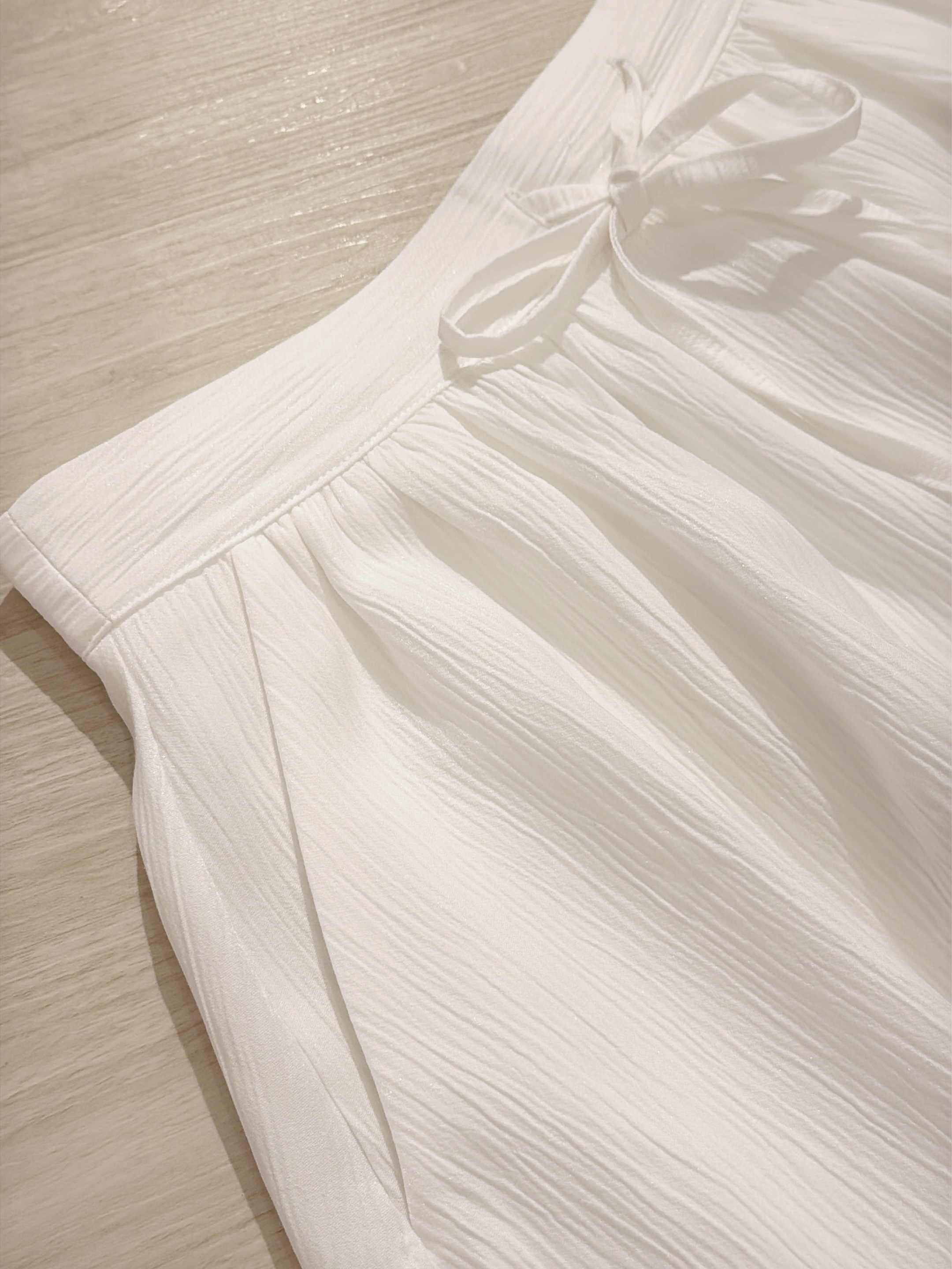 Daily Pattern Shorts with Ribbon