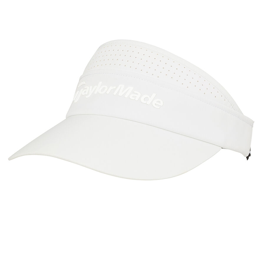 TAYLORMADE LADIES DOUBLE CROWN VISOR  女士高爾夫雙頂遮陽帽-白