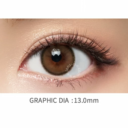 LENSME - Holoris Asianfit Ginger Brown (1month)