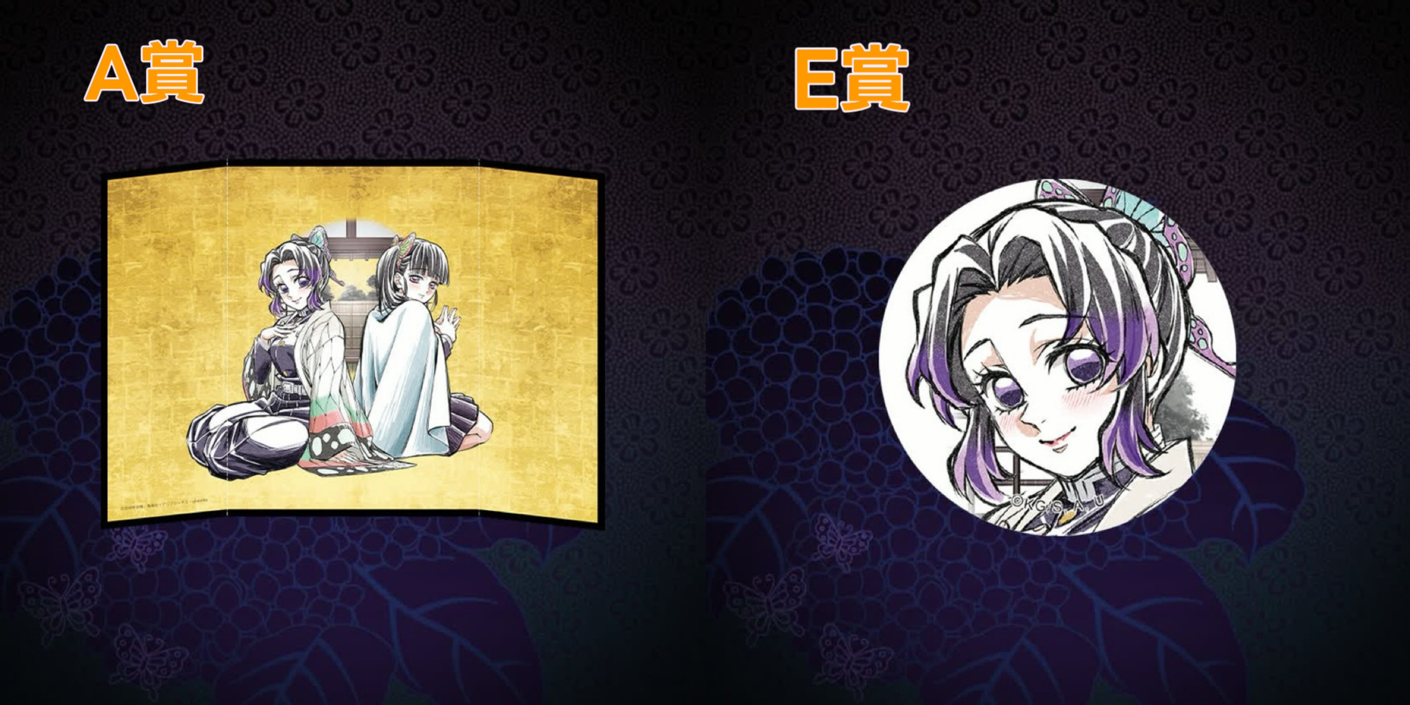 『預售中』鬼滅之刃ufotable Kuji抽賞柱稽古編 (胡蝶忍及香奈乎)