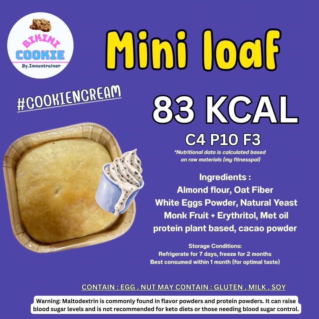 [BC]Mini Loaf bun Cookies n cream