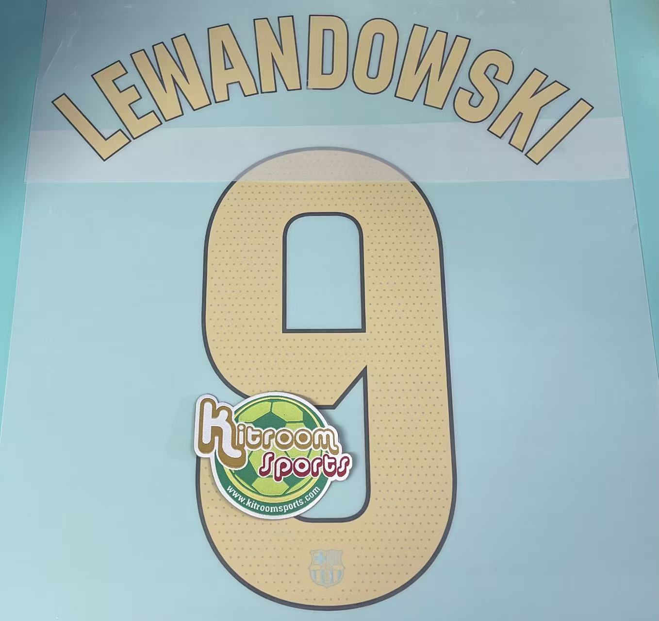 2024-25 Barcelona Home Nameset #9 LEWANDOWSKI