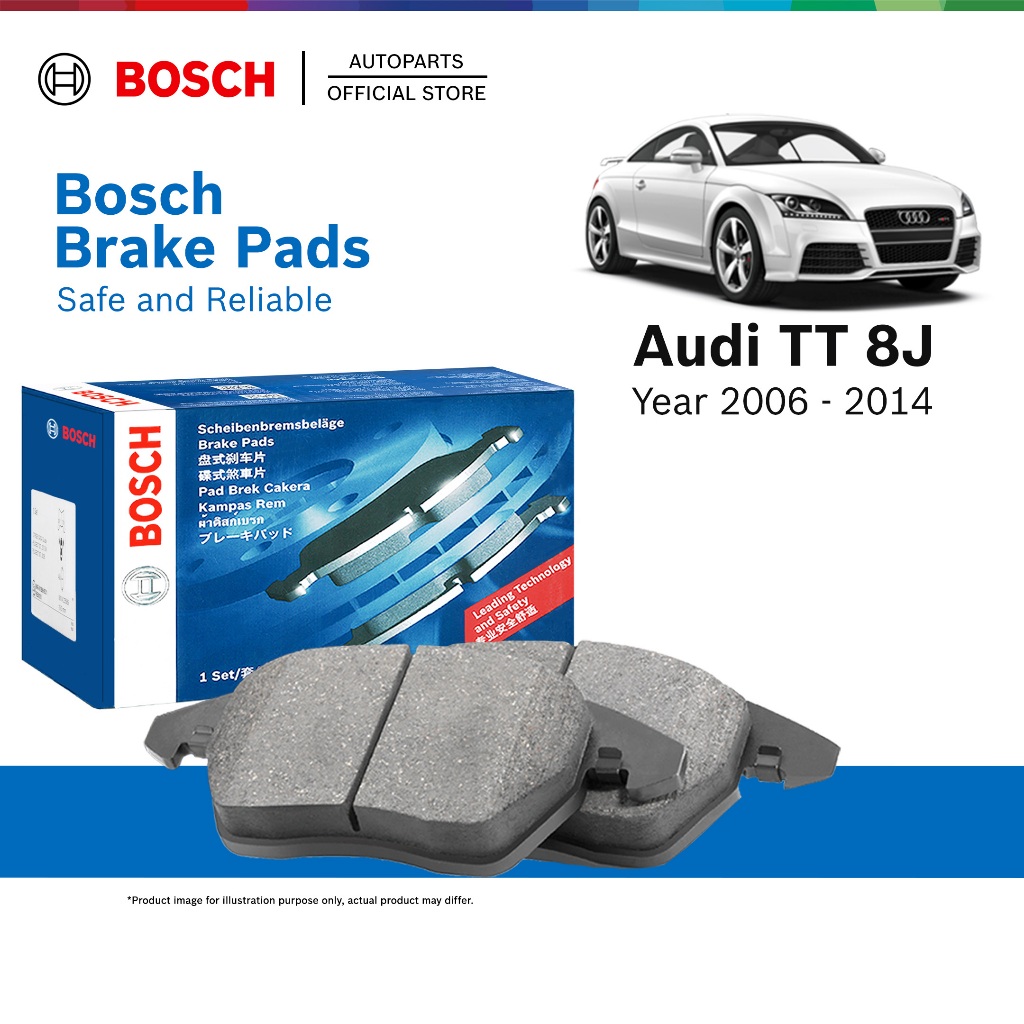 BOSCH Front Brake Pads - Audi TT (8J) (year 2006 - 2017) - 0986424797