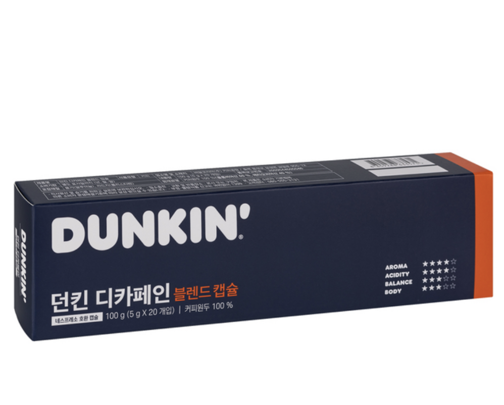 韓國 Dunkin Donuts 中焙 咖啡 膠囊 4種口味任選｜Nespresso Compatible Coffee Capsules