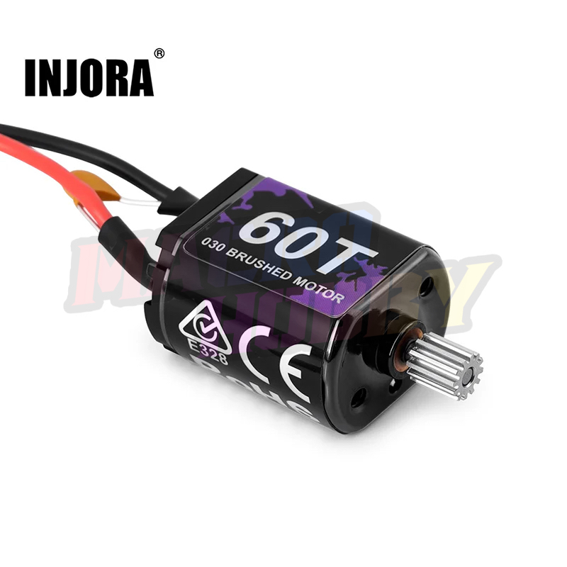 INJORA 60T 030-Size Brushed Motor for 1/30 SCX30 #530386