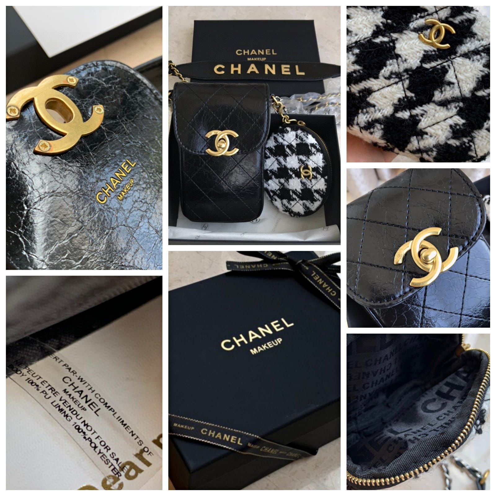 【現貨】CHANEL海外專柜VIP Gift 中古超級贈品手機包 