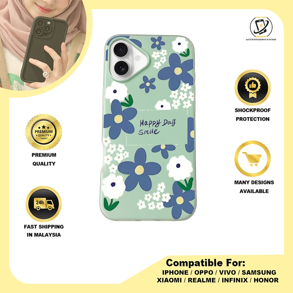 JELLY CASE PHONE FOR IPHONE - DESIGN FLOWER O