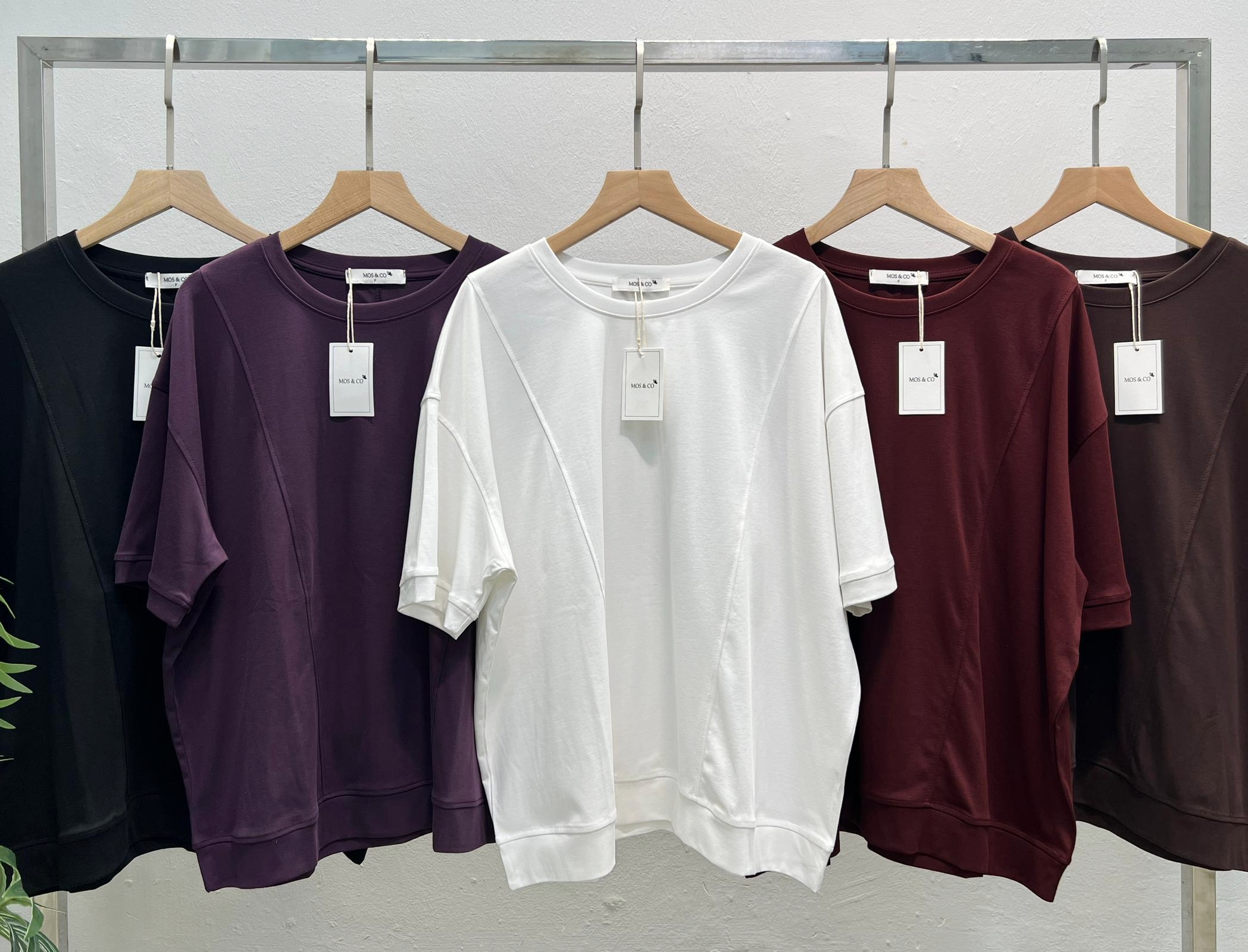 20075 Round Neck Over Size Tee