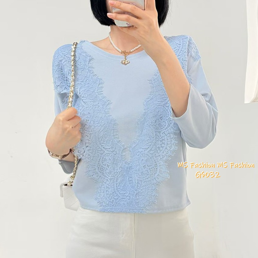 G6032 韓國🇰🇷波浪Vlace top