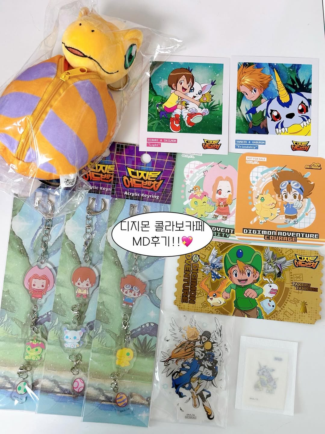 《Pre-Order》Food Menu Season 1｜ 韓國 數碼暴龍 Digimon Collabo Cafe 