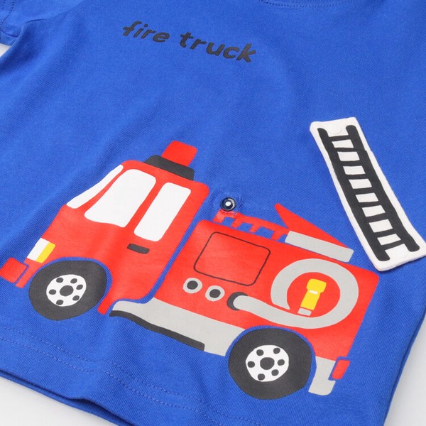🆕【⭐訂購⭐】🌀 🇯🇵 日本直送 消防車 移動雲梯 短袖T恤［2款選］🌀 [ELCA-0268][260428]
